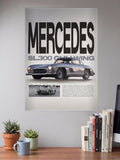 Mercedes SL 300 Gullwing Cars Poster
