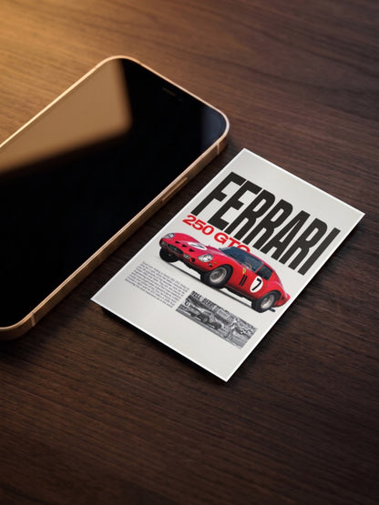 Ferrari 250 Gts Cars Poster