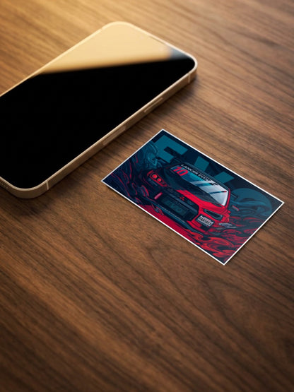 Mitsubishi Lancer Evo Car Poster