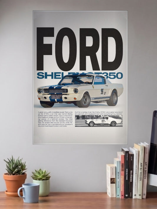 Ford Shelby GT 350 Cars Poster