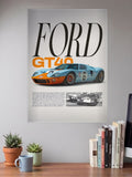 Ford GT40 Cars Poster