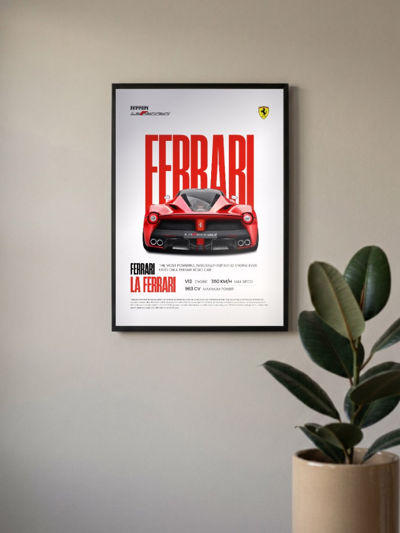 LaFerrari Scuderia Soul Cars Poster
