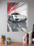 Porsche 911 Rear Engine Royalty Cars Poster