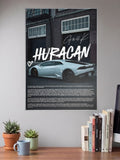 Lamborghini Huracan Raging Bull Cars Poster