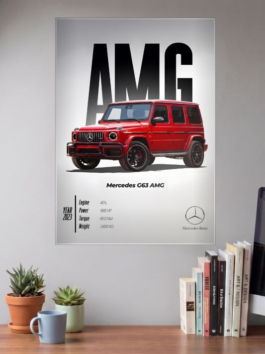 Mercedes AMG Cars Poster