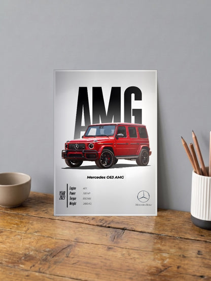 Mercedes AMG Cars Poster