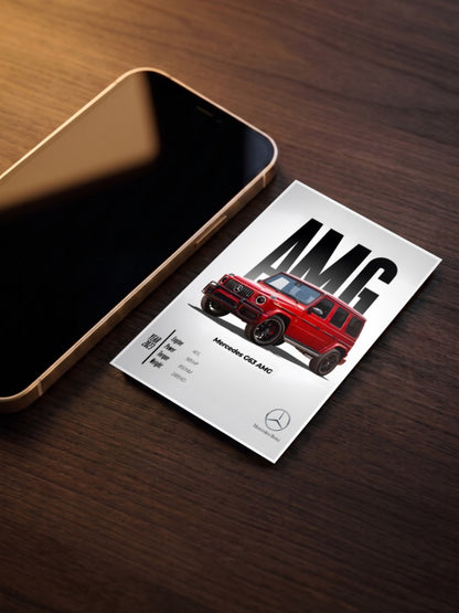 Mercedes AMG Cars Poster