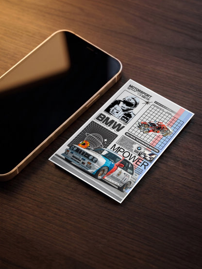 BMW M Power Cars Poster