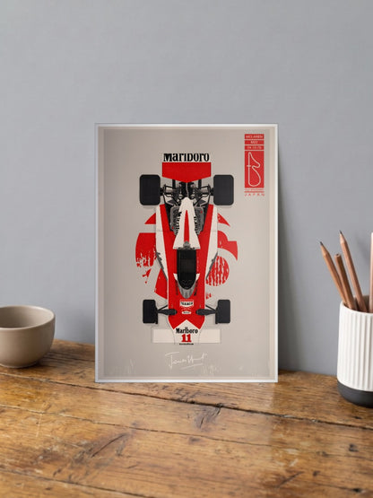 Marlboro F1 Cars Poster