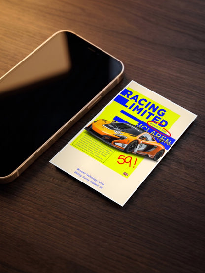 Racing Limited McLaren 59 Cars Poster