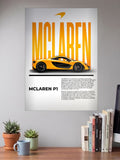 McLaren P1 Track Weapon Cars Poster