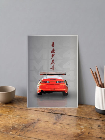 Honda Japanese Cars Poster