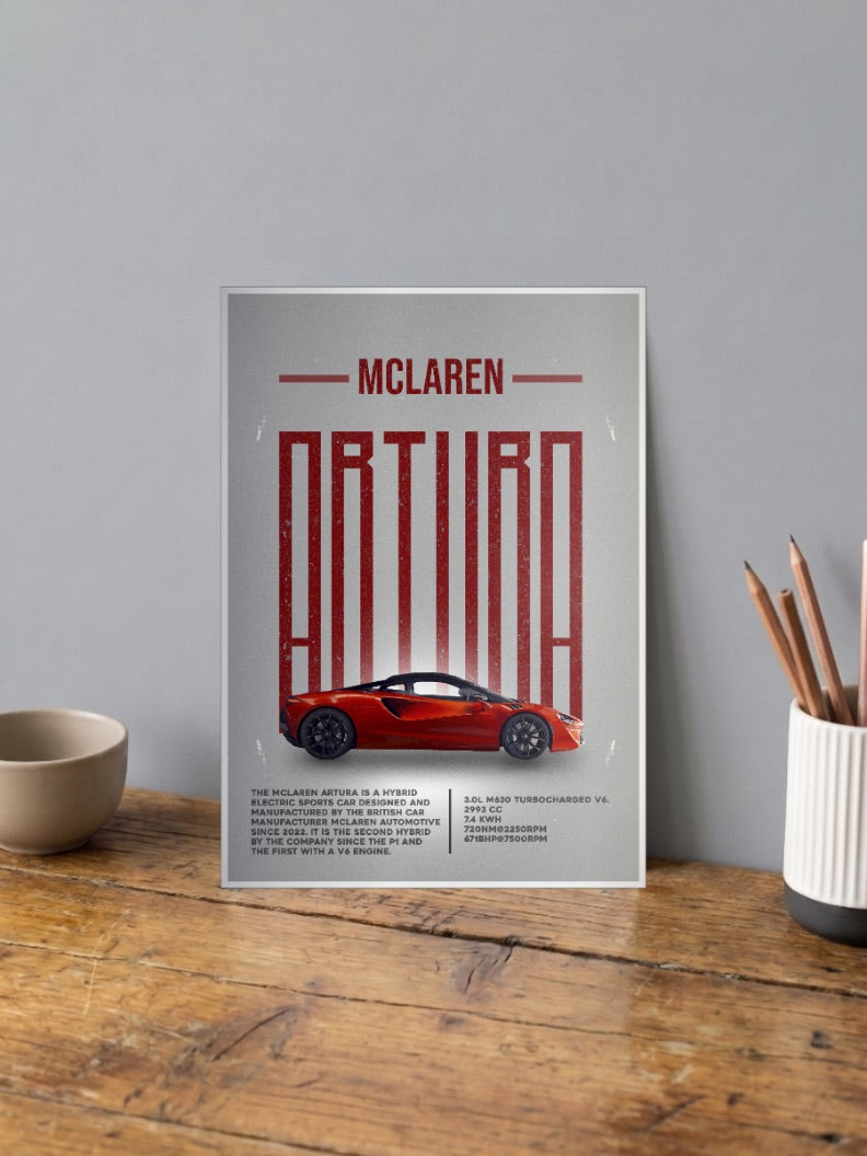 McLaren Artura Cars Poster