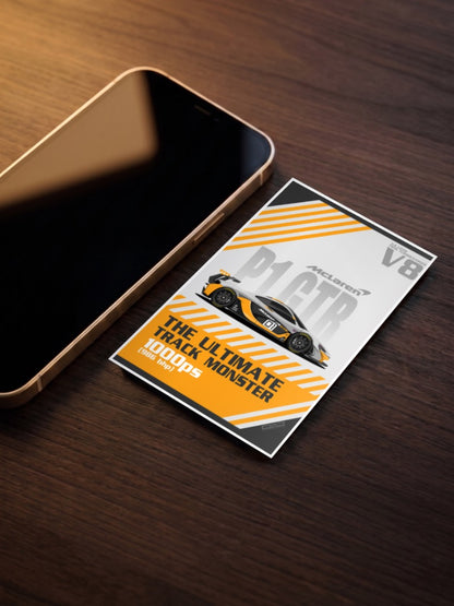 McLaren P1 GTR Cars Poster
