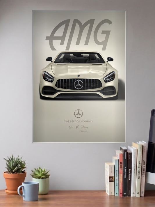 AMG Mercedes Cars Poster