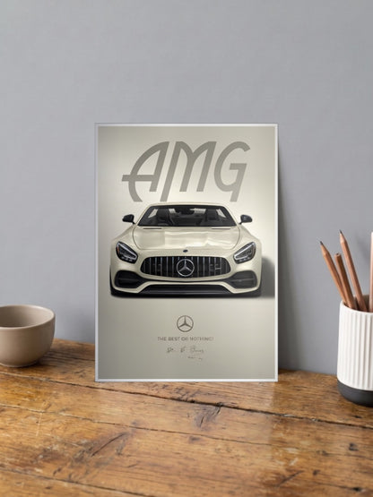 AMG Mercedes Cars Poster
