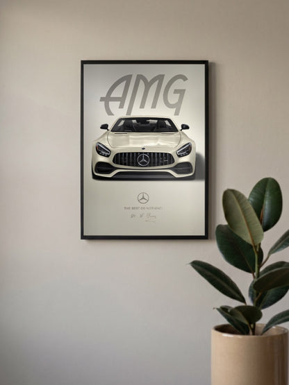 AMG Mercedes Cars Poster