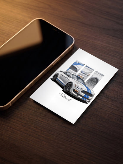 Ford Mustang Stampede Mode Cars Poster