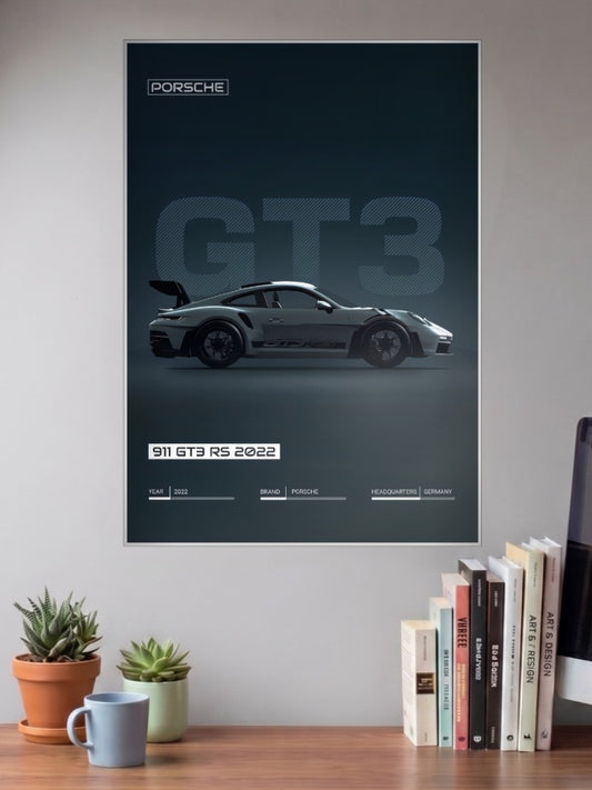 Porsche 911 GT3 Cars Poster