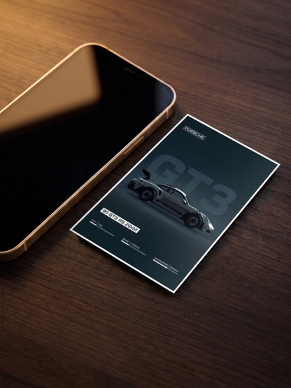 Porsche 911 GT3 Cars Poster