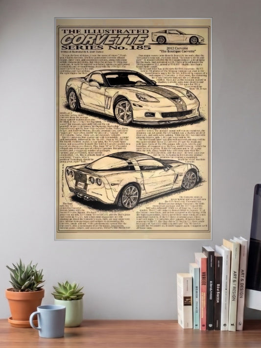 Chevrolet Corvette series and no Cars Poster