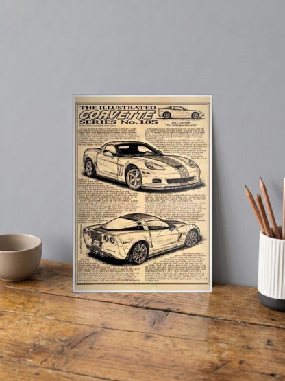 Chevrolet Corvette series and no Cars Poster