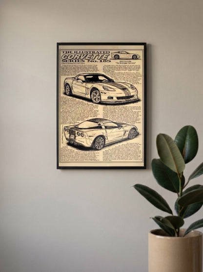 Chevrolet Corvette series and no Cars Poster