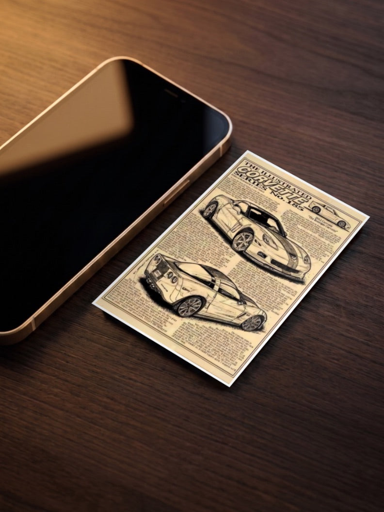 Chevrolet Corvette series and no Cars Poster