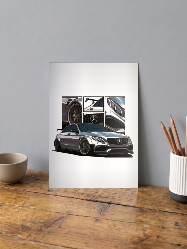 BMW AMG S Coupe Car Poster