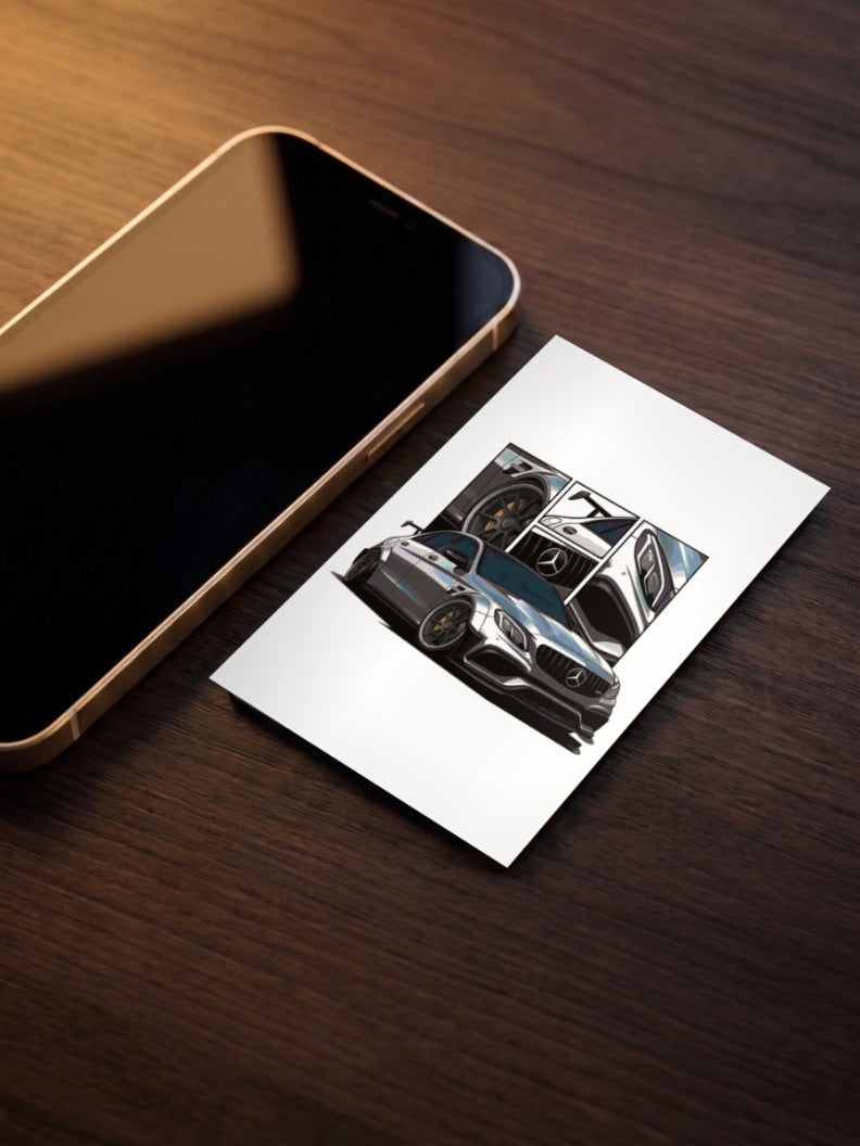 BMW AMG S Coupe Car Poster