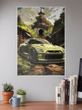 Aesthetic Nissan GTR Car Poster