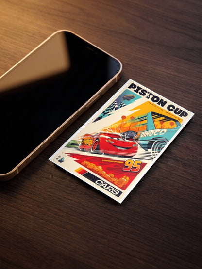Lightning McQueen Piston Cup Disney Poster