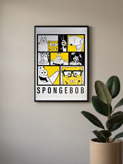 SpongeBob Graphic Cartoon Poster