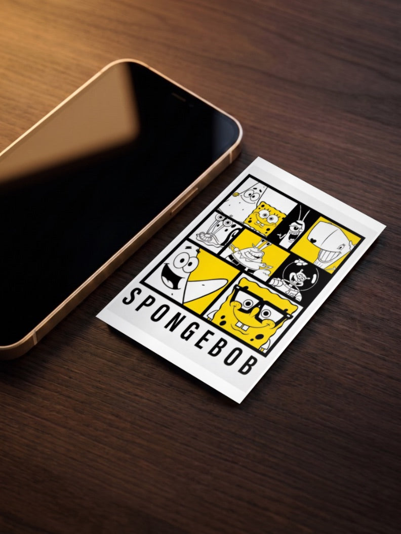 SpongeBob Graphic Cartoon Poster
