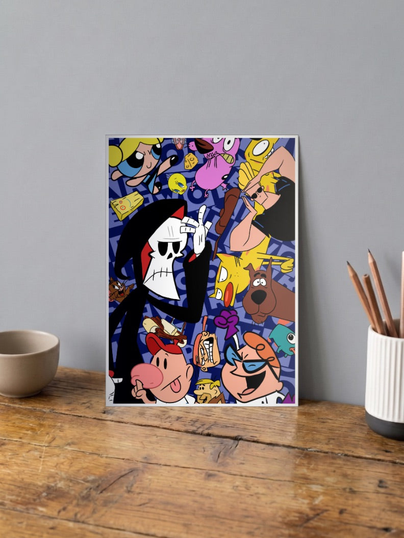 Cartoon Network collage Poster