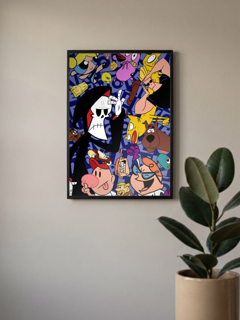 Cartoon Network collage Poster