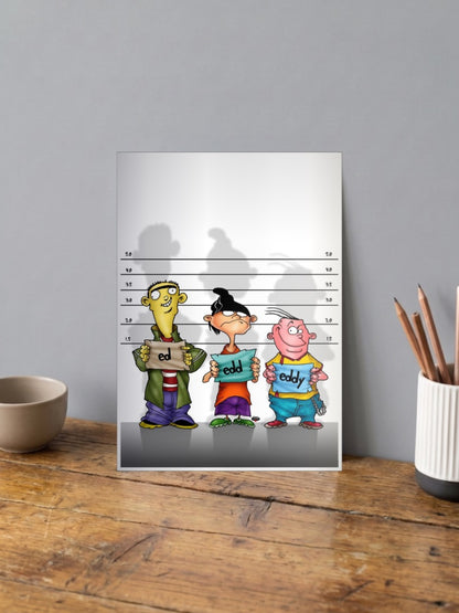 Ed Edd n Eddy Mugshot Cartoon Poster