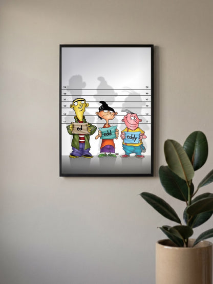 Ed Edd n Eddy Mugshot Cartoon Poster