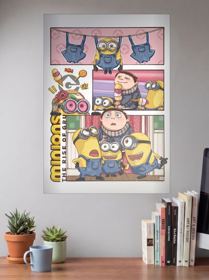 Minions Rise of Gru Cartoon Poster