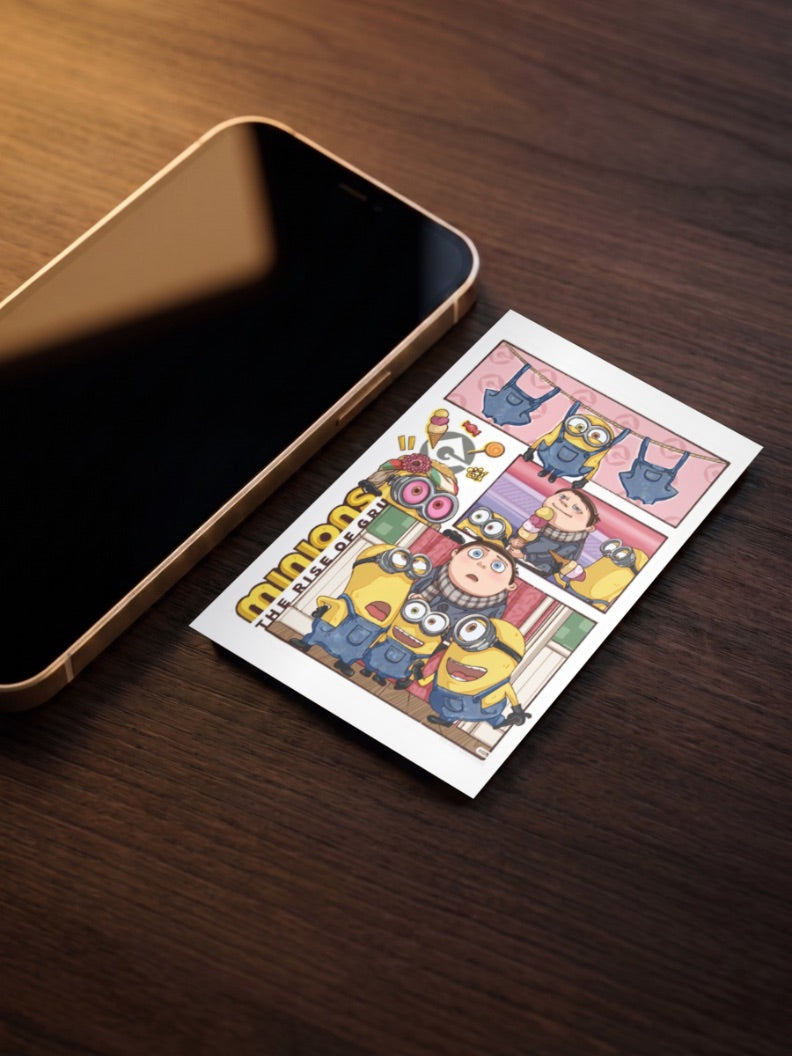 Minions Rise of Gru Cartoon Poster