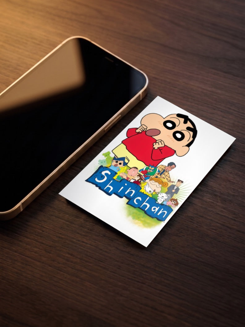 Crayon Shin Chan Family Cartoon Poster