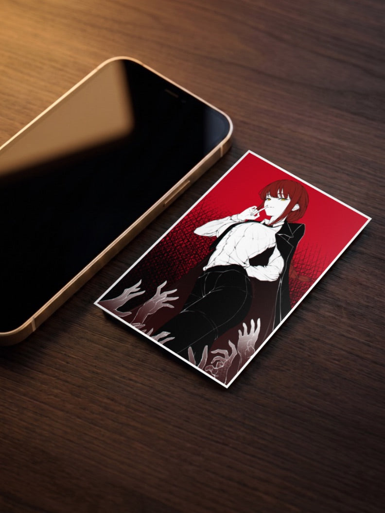 Makima Chainsaw Man Poster