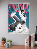 Reze and Denji Chainsaw Man Anime Poster
