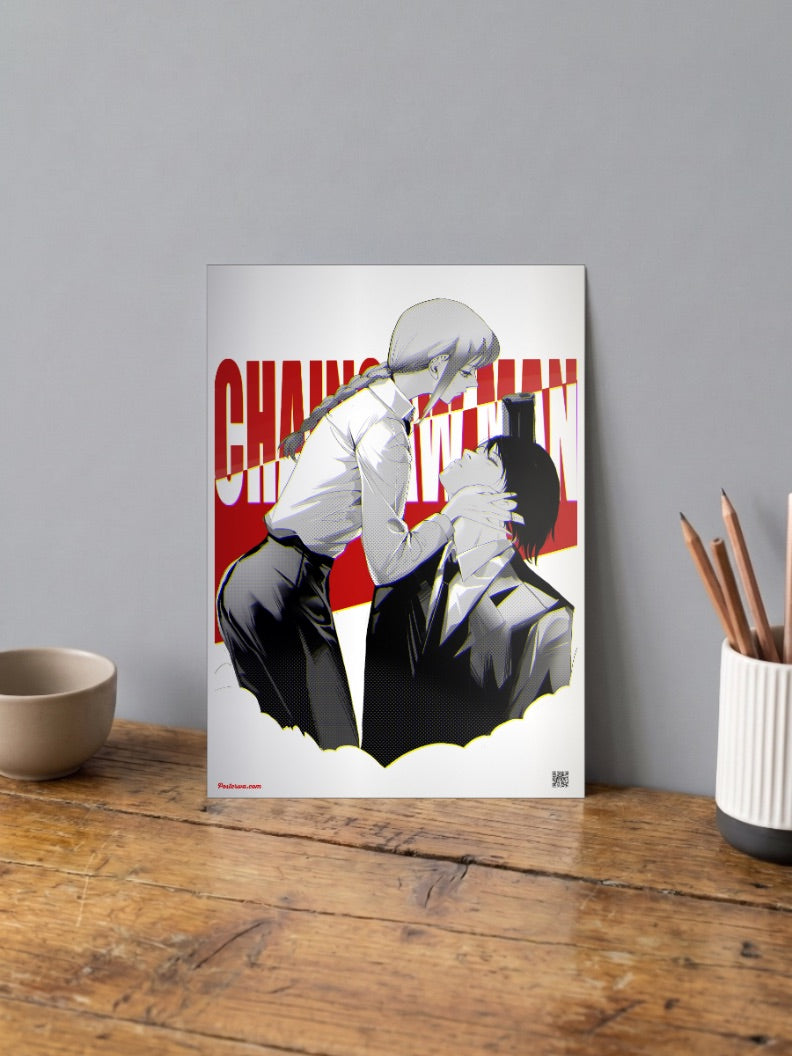 Makima and Hayakawa Poster