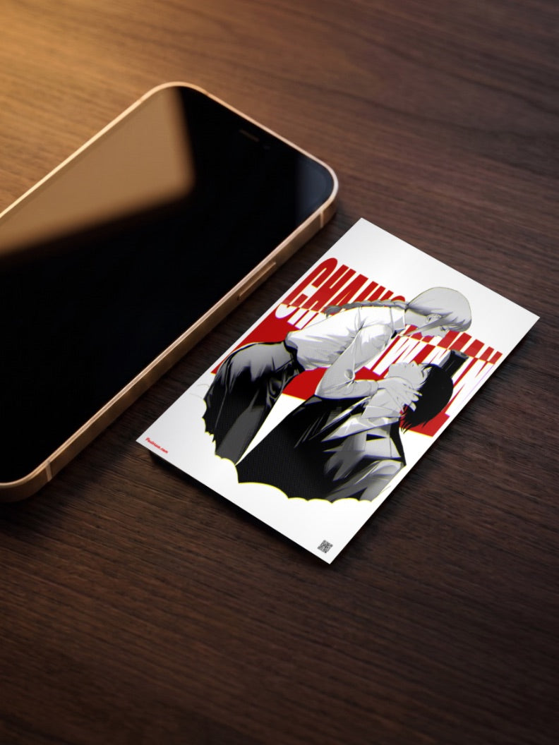 Makima and Hayakawa Poster