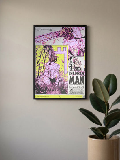 Chainsaw Man Manga Cover Poster