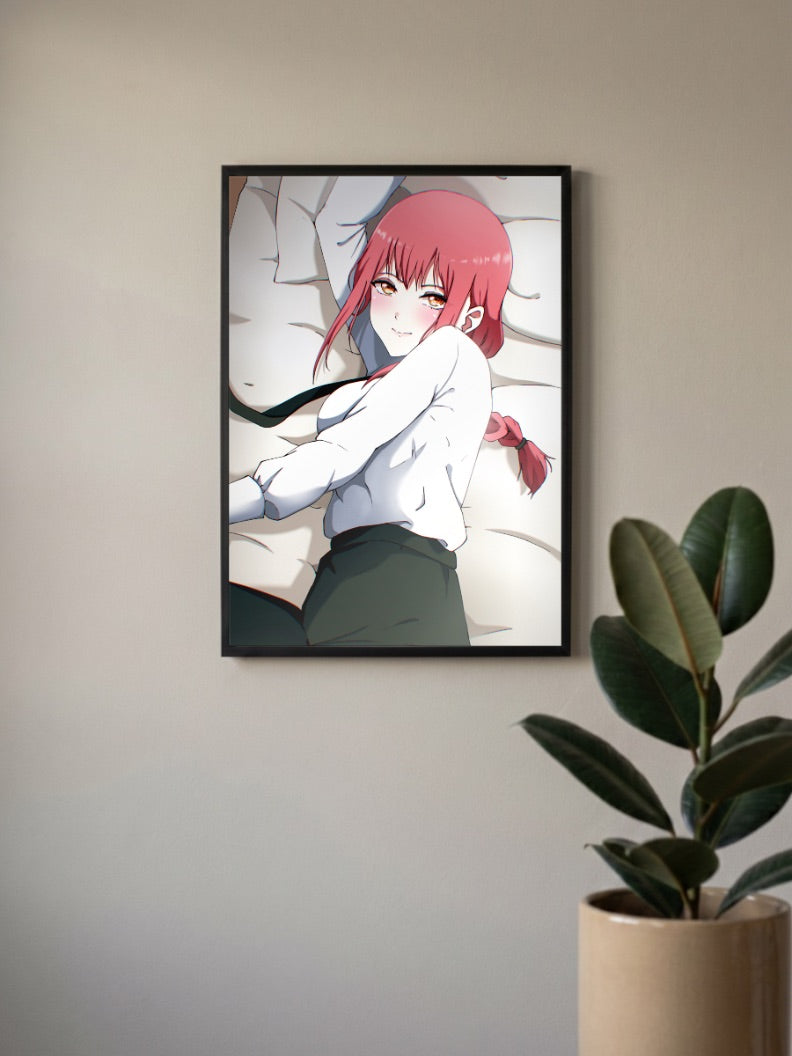 Makima Braid Chainsaw Man Anime Poster