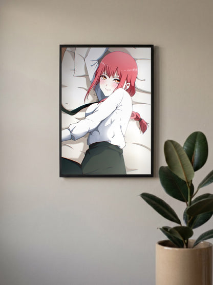 Makima Braid Chainsaw Man Anime Poster