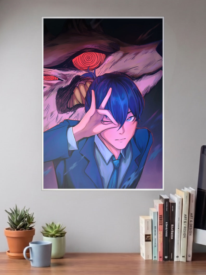 Aki Chainsaw Man Poster
