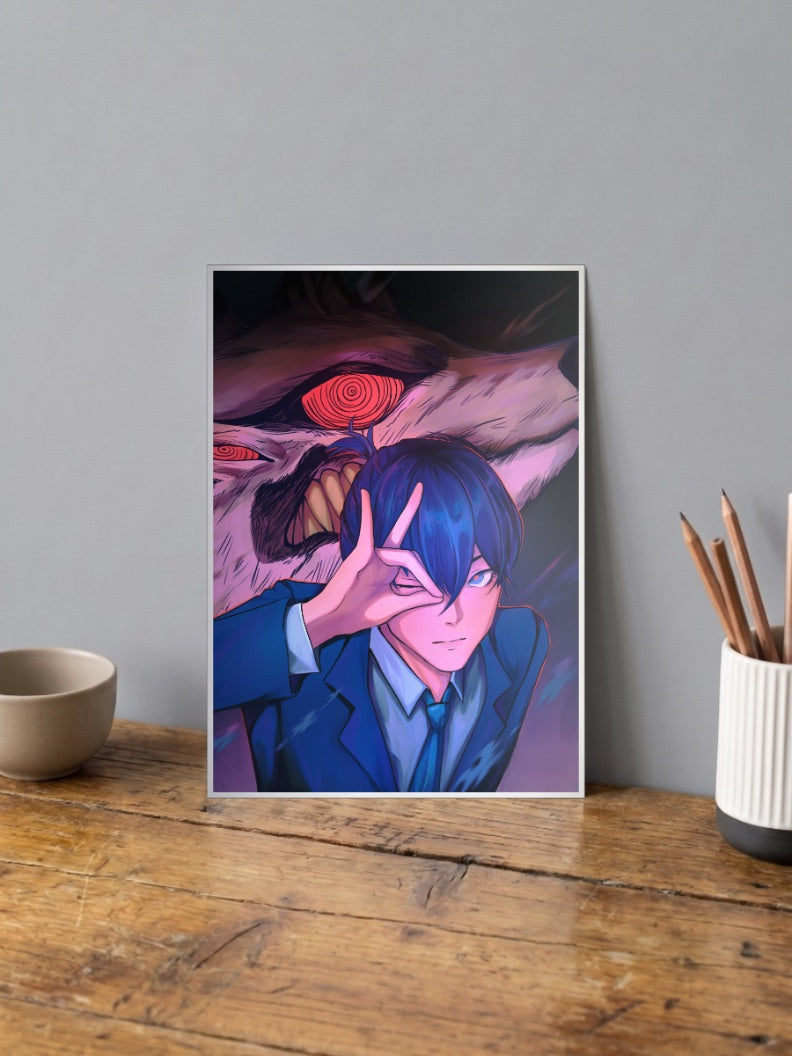 Aki Chainsaw Man Poster